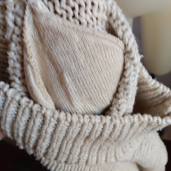 Women's PS Petite Small Sweater Vintage Lizwear Turtle Neck Geometric Pattern - Picture 8 of 9